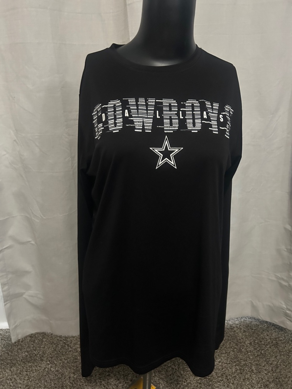 Black Cowboys Graphic Long-Sleeve Women's Top
